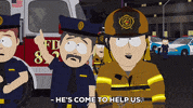 fire police GIF by South Park 
