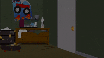 scared kenny mccormick GIF by South Park 