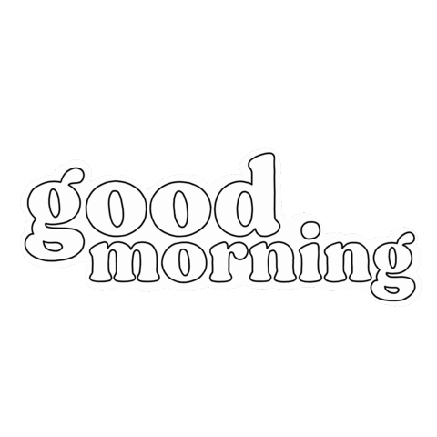 Happy Black And White Sticker