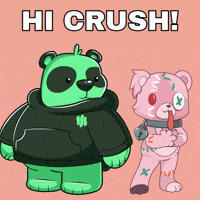 Blushing Puppy Love GIF by SuperVerse
