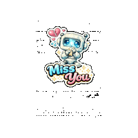 Miss You Animated Gif Sticker by Digi 995