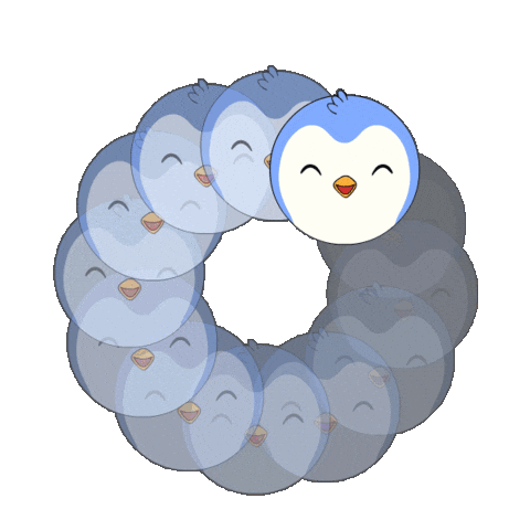 Think About It Waiting Sticker by Pudgy Penguins