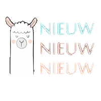 Nieuw Sticker by Lazy Lama Kids Conceptstore