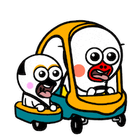 Zoom Vroom Sticker by kwaesam