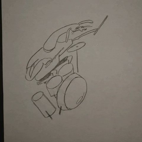 Drummer Drumming GIF by sarahmaes