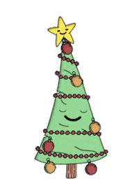 Christmas Star Sticker by bounty.studio