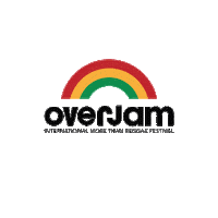 Red Gold Green Rainbow Sticker by OverJam_Reggae_Festival