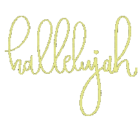 Hallelujah Sticker