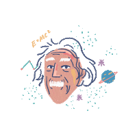 tongue scientist Sticker by Owi Liunic