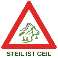Hiking Bergauf Sticker by Unterwegs im Freien