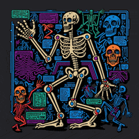 Party Skull GIF by meityform