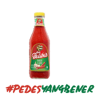 duabelibis hot sauce chili pedas Sticker