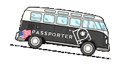 van roadtrip california Sticker by Passporter