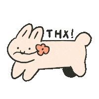 Flower Thank You Sticker