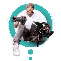 Artworkh survival filmmaker fotograf filmemacher Sticker