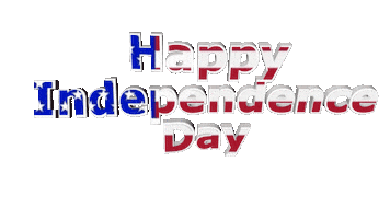 Happy Independence Day Sticker
