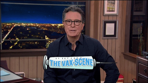 Stephen Colbert Vaccine GIF by The Late Show With Stephen Colbert