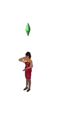 The Sims Eating Sticker