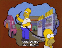 homer simpson dreaming GIF