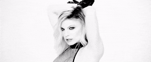 fergie giphyupload music video black and white hungry GIF