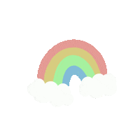 Rainbow Cloud Sticker