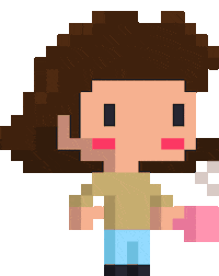 twoPIXELS pixel pixelart coffee retro Sticker