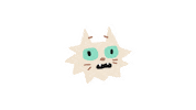 Scared Scaredy Cat Sticker by Chromosphere