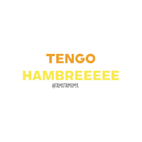 Hambre Saltillo Sticker by TamuTamu