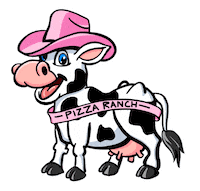 Pink Cow Sticker by Pizza Ranch