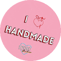 bordadostudio love hand studio i Sticker