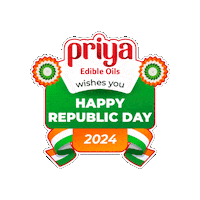 Republic Day Sticker by Priya Oils