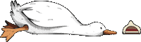 veronikavrx goose patisserie lmg la mousse goose Sticker