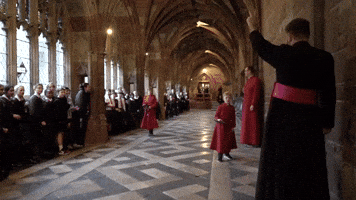Choir Kids Race for 'Pancake Day' Through Worcester Cathedral