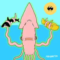 Giant Squid Fox GIF by Animation Domination High-Def