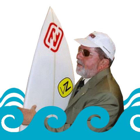 LulaOficial giphyupload surf pt lula Sticker