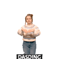 Thanks B Sticker by DASDING