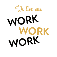 work work work love Sticker by Laue Festgarderobe