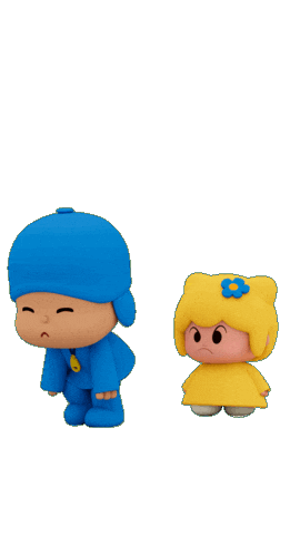 Angry Little Sister Sticker by Pocoyo