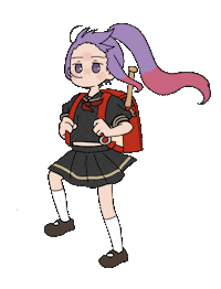 yubisu girl walk yubisustore piecookie Sticker
