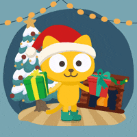 Happy Merry Christmas GIF by Studycat