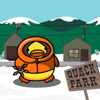 digitalducks stabby quacks cartoon duck digital ducks GIF