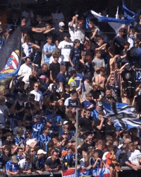 Blauw-Zwart GIF by Club Brugge