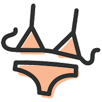 Bikini Sticker by Wink Laser Studio