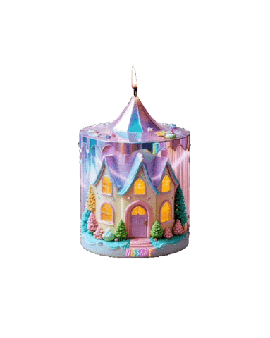Nissart party rainbow 3d birthday Sticker