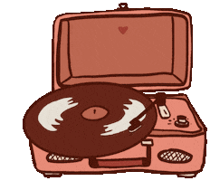 milario music pink vintage song Sticker