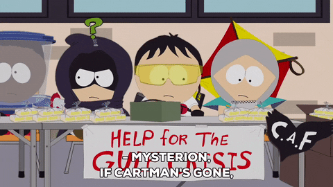butters stotch coon and friends GIF by South Park 