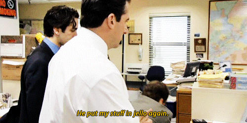 the office typography GIF