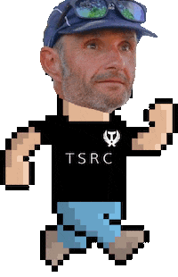 Running Man Runner Sticker by TS Run Club