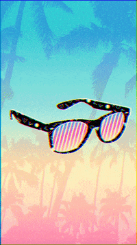 wingsart summer beach 80s 1980s GIF