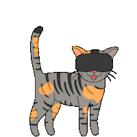 Happy Virtual Reality Sticker